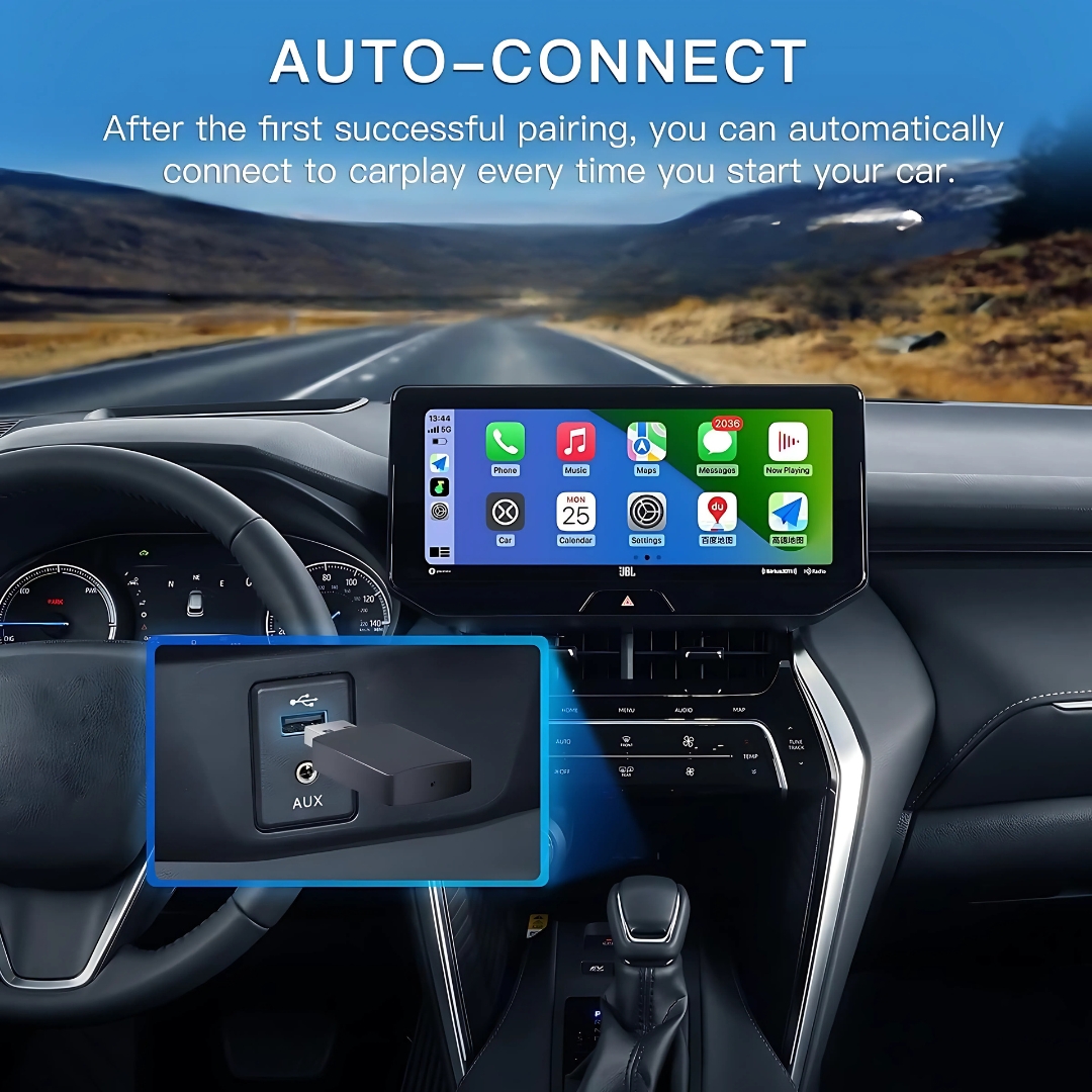 Wired to Wireless Carplay
