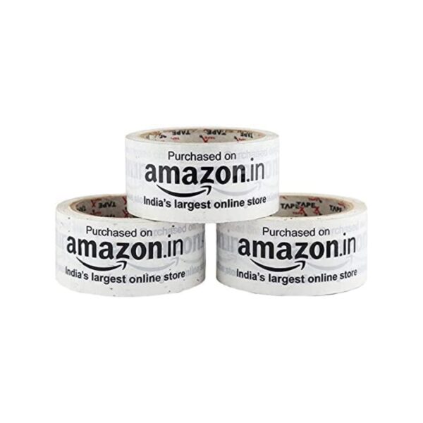 Amazon Printed Packing Cello Tape 65 meters 3 Rolls - Image 6