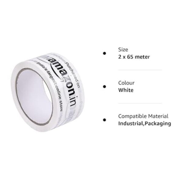 Amazon Printed Packing Cello Tape 65 meters 3 Rolls - Image 5