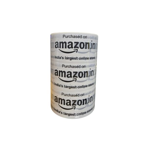 Amazon Printed Packing Cello Tape 65 meters 3 Rolls - Image 2
