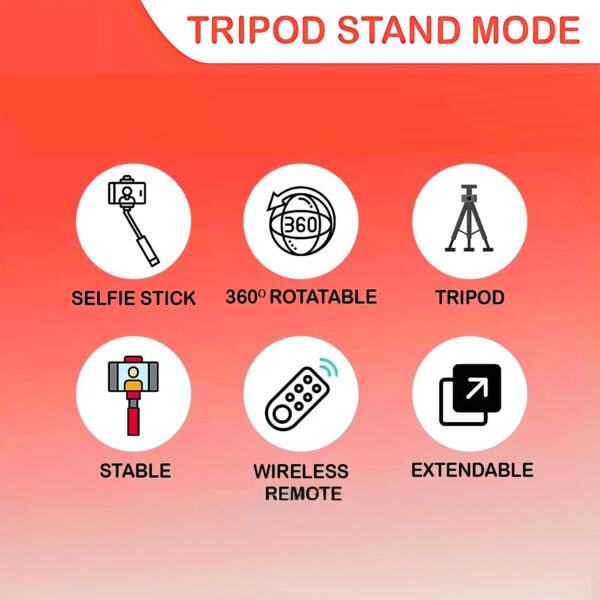 Fabfunk 65-Inch Selfie Stick Tripod - Image 6