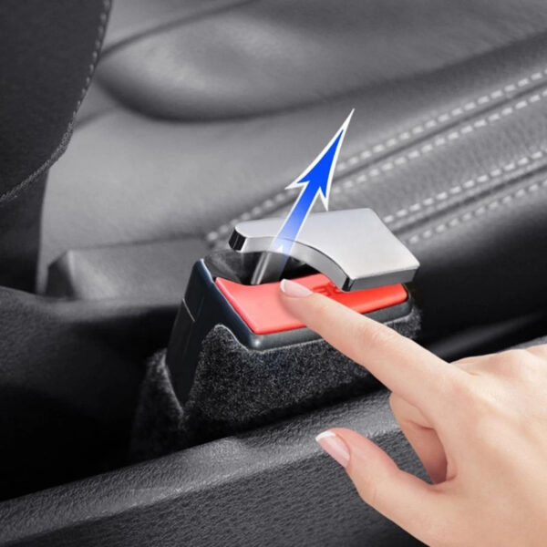 Car Seat Belt Buckle Alarm Stopper Set of 2 - Image 6