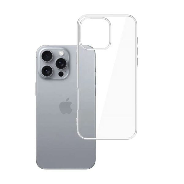 Transparent Silicone Cover For Apple iPhone 16 series - Image 14