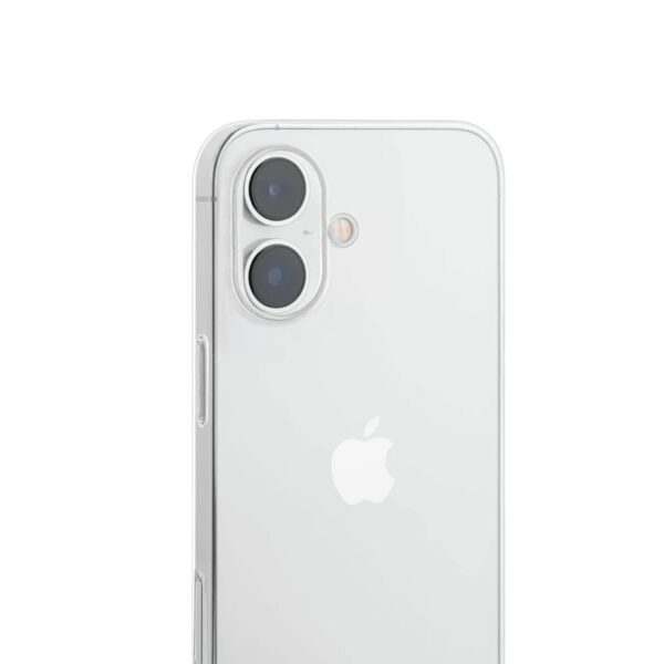 Transparent Silicone Cover For Apple iPhone 16 series - Image 4