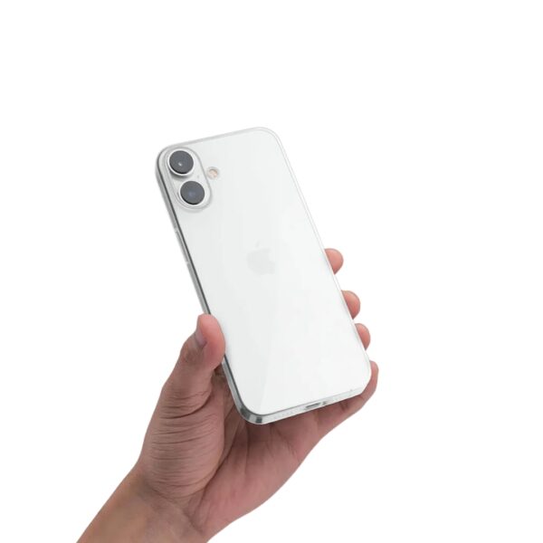 Transparent Silicone Cover For Apple iPhone 16 series - Image 3