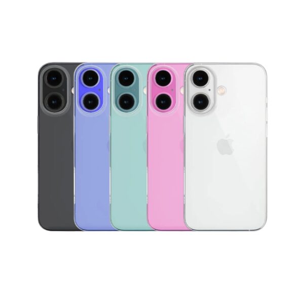 Transparent Silicone Cover For Apple iPhone 16 series - Image 7