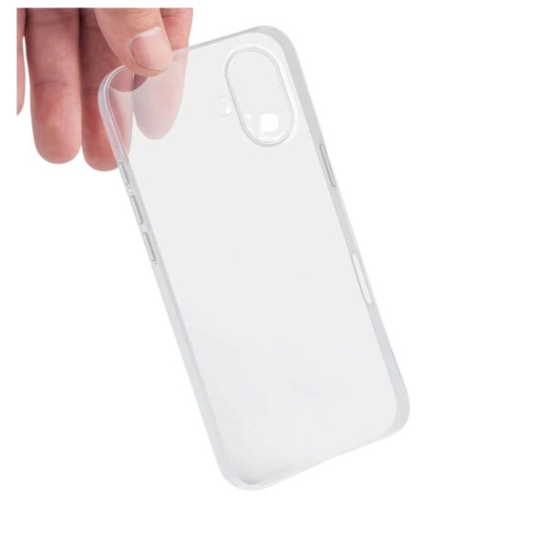 Transparent Silicone Cover For Apple iPhone 16 series - Image 2