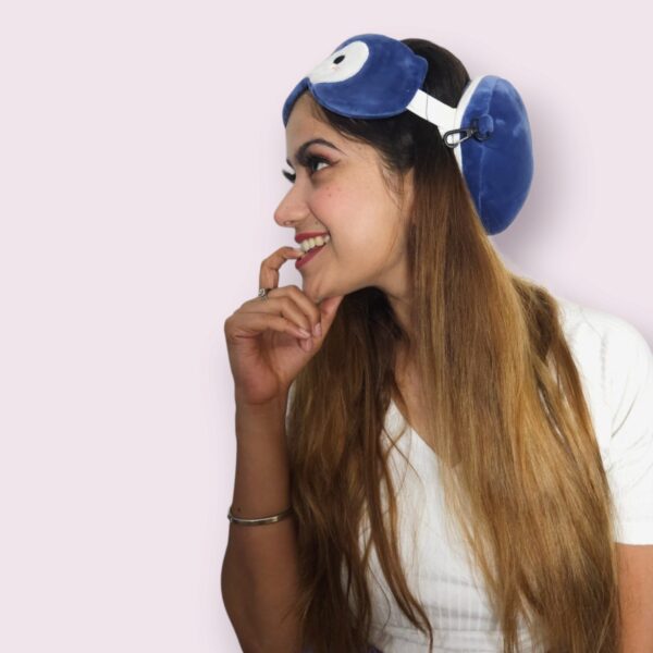 Cartoon Travel kit Eye Mask Neck Pillow - Image 4