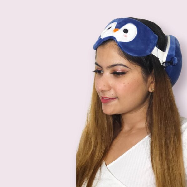 Cartoon Travel kit Eye Mask Neck Pillow - Image 3