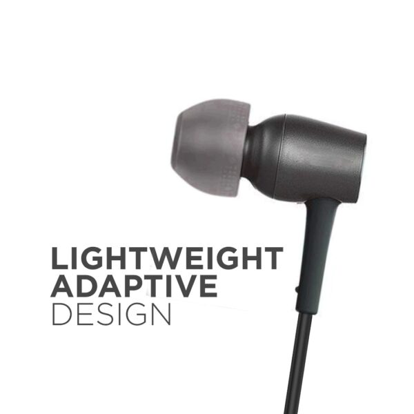 Fabfunk Black 3.5mm Jack Earphones | Clear Sound, Sleek Design - Image 4