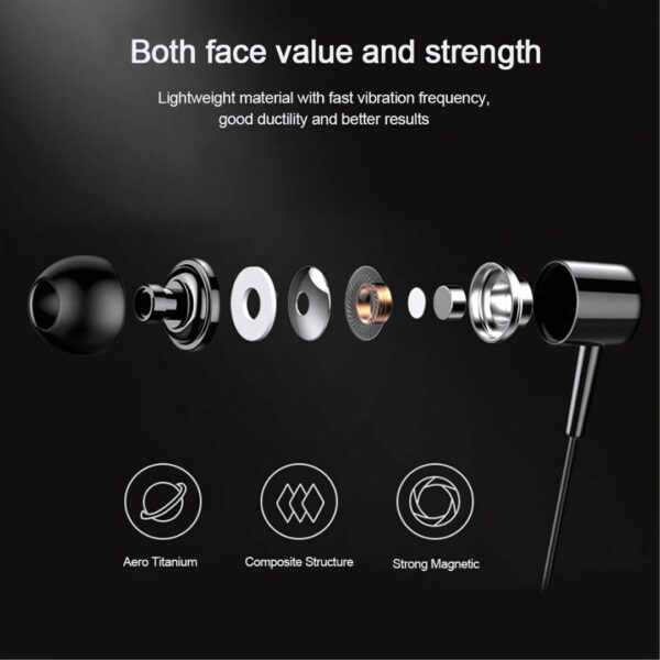 Fabfunk Black 3.5mm Jack Earphones | Clear Sound, Sleek Design - Image 6