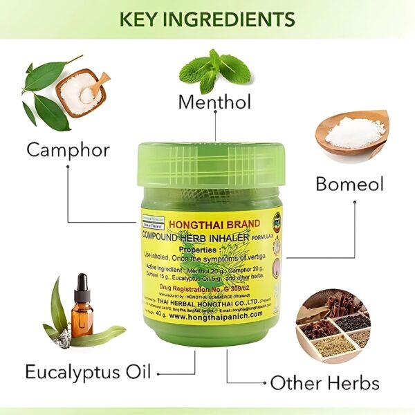 Hong Thai Inhaler | Herbal Nasal Inhaler for Quick Relief - Image 5