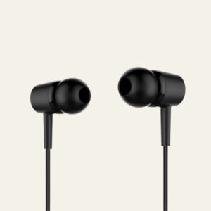 Fabfunk Black 3.5mm Jack Earphones | Clear Sound, Sleek Design
