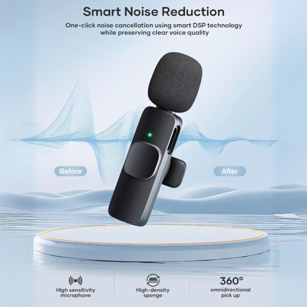 Fabfunk K9 Wireless Microphone for Type C Smartphones Mic - Image 2