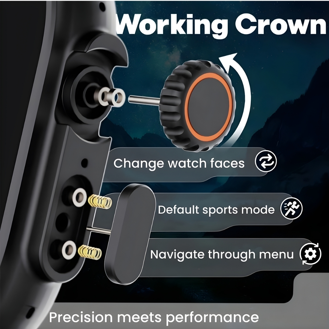 T800 Ultra Watch 2 Advance Smart Watch with Wireless Charging - Image 2