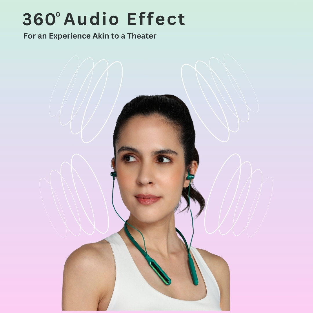 Fabfunk Aero Beats Pro - Premium Wireless Neckband Earphones - Image 4