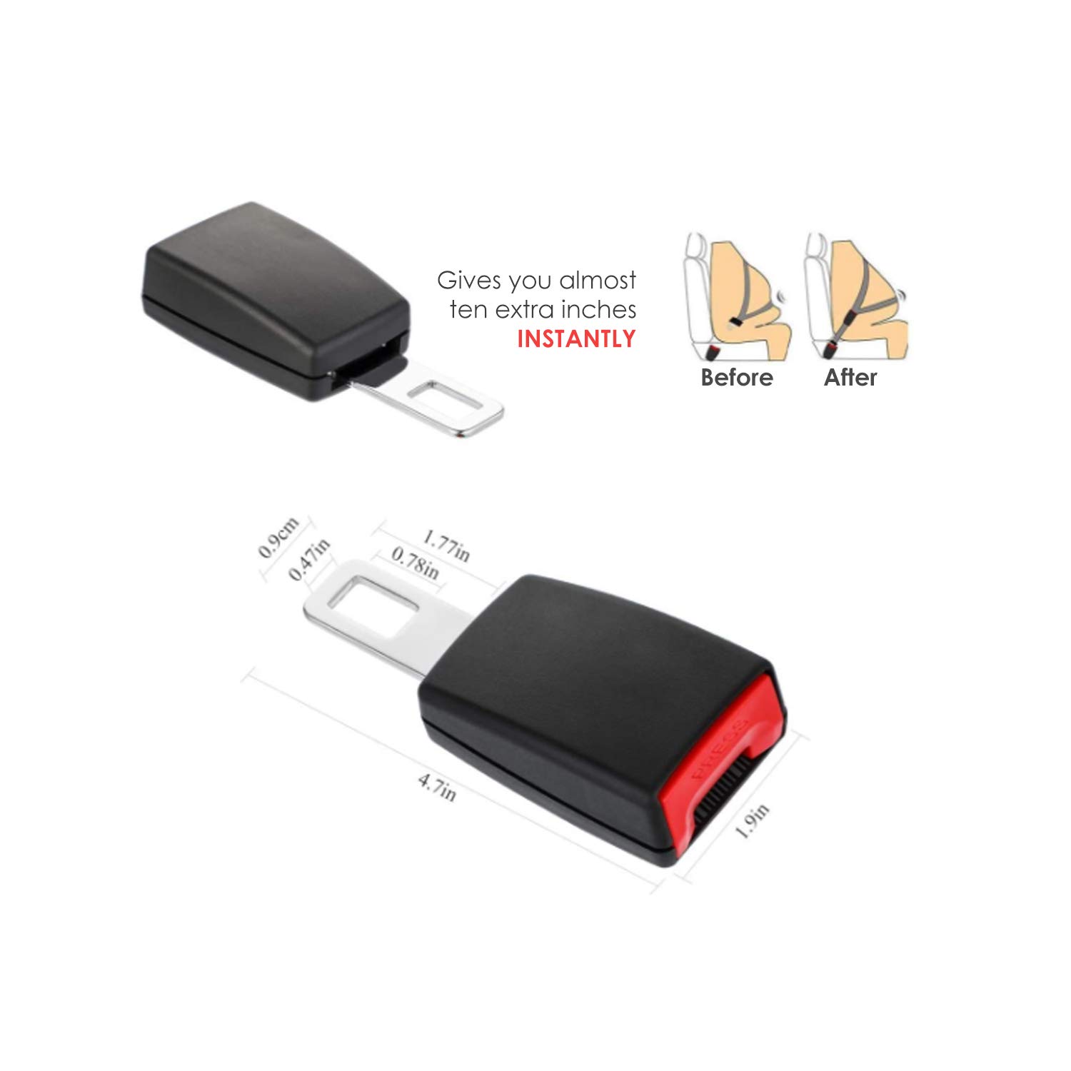 seat belt buckle clip