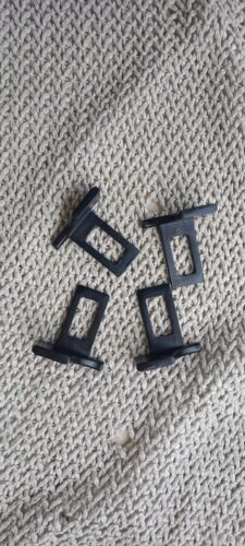 4 Pc Set Premium Metal Car Seat Belt Clips Buckle Alarm Stopper photo review