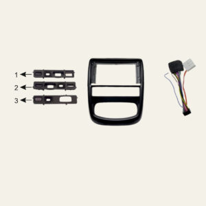 Renault Old Duster Full Android Player Frame for 9 Inch Car Stereo Player