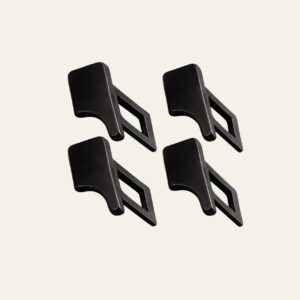 Premium Metal Car Seat Belt Clips Buckle Alarm Stopper Set of 4