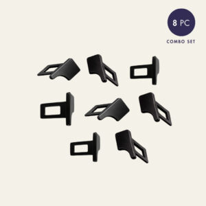 8 Pc Car Buckle Alarm Stopper Combo Set ( Get Free Gift on Prepaid Orders )