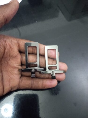 2 Pc Premium Full Alloy Metal Car buckle Seat Belt Lock with Hook photo review