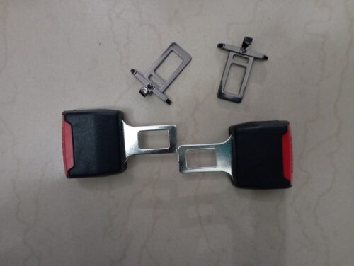 3 Pc Alloy Metal Car Seat Belt Lock with Hook & 2 Pc Car Seat Belt Buckle Extension Clip Combo Set photo review