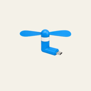 Mini USB Fan with Type-C pin for Android Smartphones & Tablets light Blue