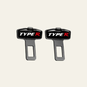 2 pc Type R Style Car Seat Belt Buckle Clip with Hook Lock