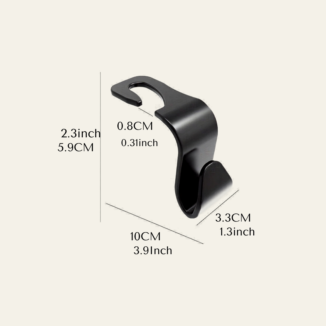 2 PC Car Headrest Utility Hook Bags, Purses & Shopping Bags - Image 5