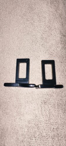 Car Seat Belt Buckle Clip – 2 Pieces ( Iron Cast Black ) photo review