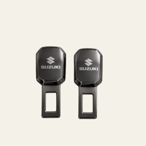 2 Pc Premium Finish Suzuki Car Belt Buckle Set