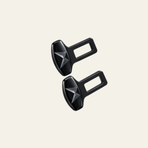 2 Pc Premium Black Car Seat Belt Buckle Clip for Mahindra Cars