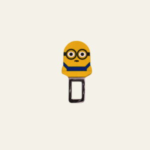 2 PC Minion Character Premium Car Buckle Clip